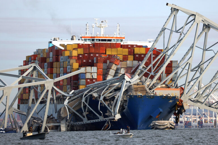 Baltimore Key Bridge collapses after ship collision